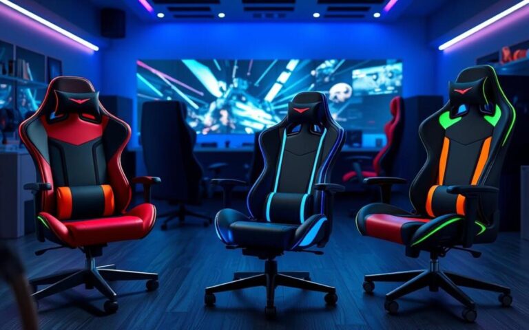 أفضل كراسي ألعاب احترافية حديثة لعام 2026، بتصميم إيرغونومي ودعم صحي للظهر والرقبة.