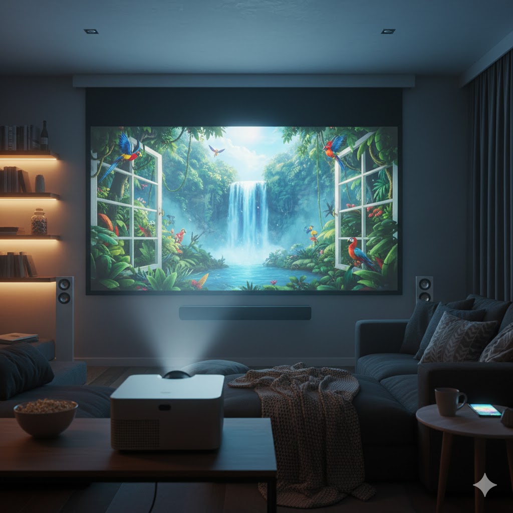 أفضل بروجكترات منزلية ذكية لعام 2026