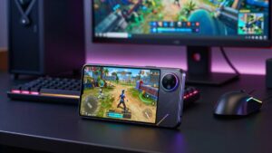 هاتف ألعاب متطور بشاشة OLED ونظام تبريد نشط يعرض لعبة قوية - دليل شراء هواتف الألعاب.