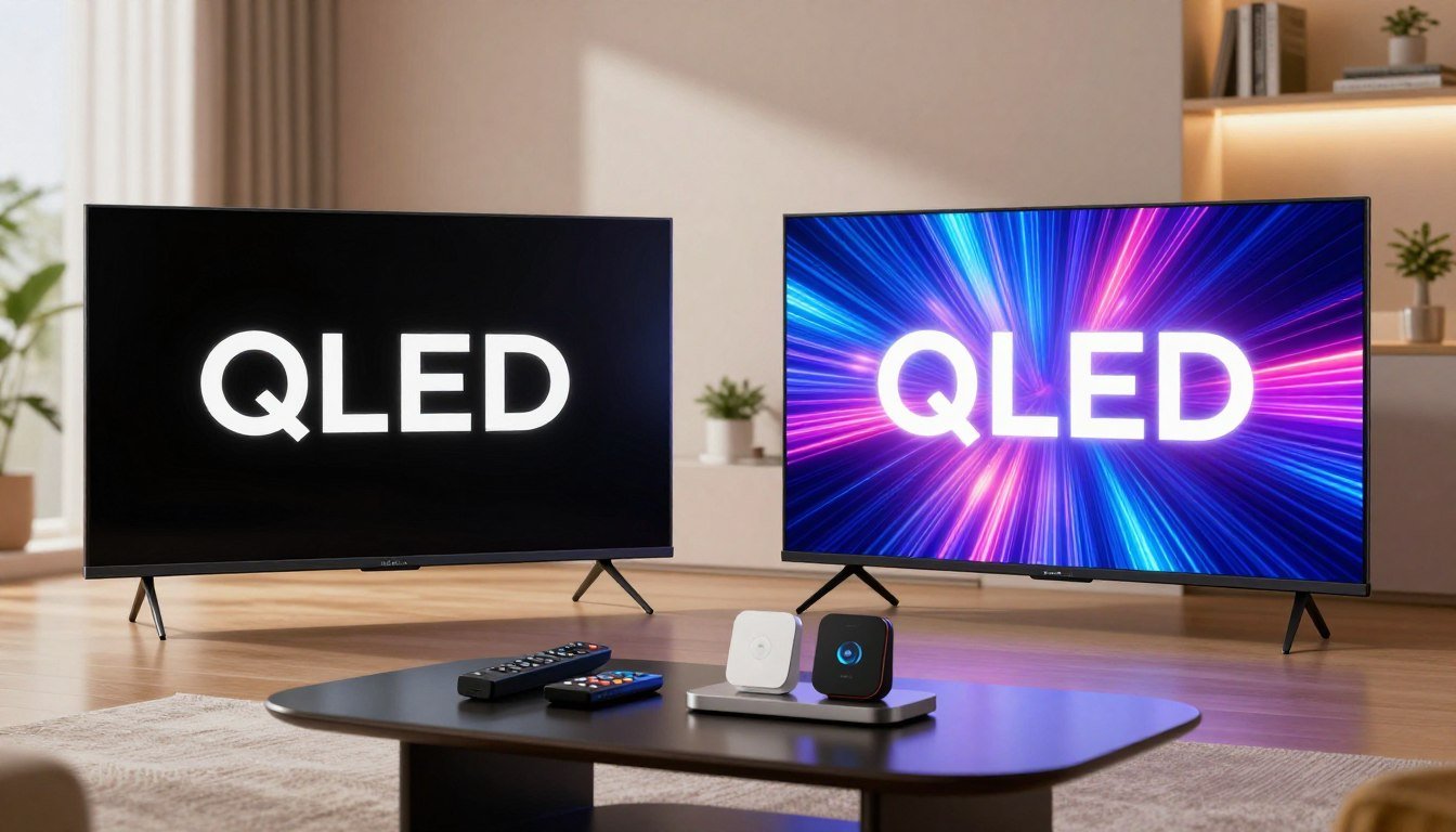 ما الفرق بين OLED وQLED